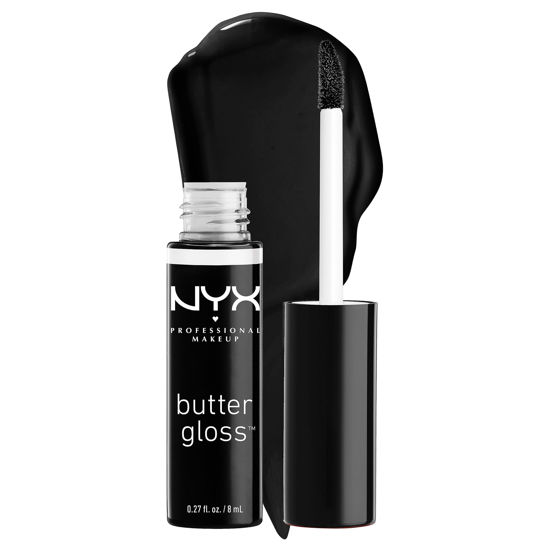 Picture of NYX PROFESSIONAL MAKEUP Butter Gloss, Non-Sticky Lip Gloss - Licorice (Black)