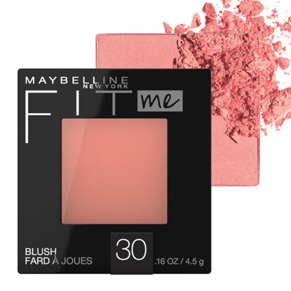 Picture of Maybelline Fit Me Powder Blush, Lightweight, Smooth, Blendable, Long-lasting All-Day Face Enhancing Makeup Color, Rose, 1 Count