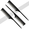 Picture of 3 Professional Teasing Comb, Tail Comb for Root Teasing for Thin, Add Volume Fine and Normal Hair Types, Hair Comb For Women And Men, 8.75 Inches