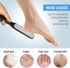 Picture of Fu Store Foot Files Callus Remover Stainless Steel Foot Rasp and Dual Sided Foot File Professional Scrubber Pedicure Tools Premium for Foot Care (Small)