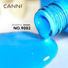 Picture of CANNI Blue Gel Nail Polish, 1Pcs Bright Blue Gel Polish Light Blue Color Nail Polish Gel High Gloss Soak Off U V Gel Nail French Nail Manicure Salon DIY