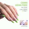 Picture of CANNI Pastel Green Gel Nail Polish, 1Pcs Sage Light Green Gel Polish Lime Mint Green Color Nail Polish Gel High Gloss Soak Off U V Gel Nail French Nail Manicure Salon DIY