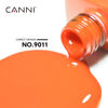 Picture of CANNI Orange Gel Nail Polish, 1Pcs Orange Gel Polish Bright Orange Color Nail Polish Gel High Gloss Soak Off U V Gel Nail French Nail Manicure Salon DIY