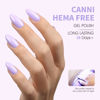 Picture of CANNI Lavender Purple Gel Nail Polish, 1Pcs Light Purple Gel Polish Pastel Purple Color Nail Polish Gel High Gloss Soak Off U V Gel Nail French Nail Manicure Salon DIY