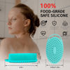 Picture of Silicone Body Scrubber, Silicone Loofah, Body Wash Scrubber, Body Scrub Brush, Body Scrubbers for Use in Shower