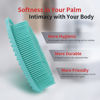 Picture of Silicone Body Scrubber, Silicone Loofah, Body Wash Scrubber, Body Scrub Brush, Body Scrubbers for Use in Shower