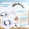 Picture of ALICROWN Magnetic Eyelashes Cat Eye Lashes Magnetic No Glue Needed Magnetic Lashes Fluffy Wispy Strip Lashes 1 Pair Manga Magnetic False Eyelashes Durable Fake Eyelashes with Applicator