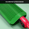 Picture of ZAXOP Resistant Silicone Mat Pouch for Flat Iron, Curling Iron,Hot Hair Tools (Green)