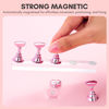 Picture of Makartt Nail Stand for Press On Nails Display Practice Art Magnetic Fake Nail Holder for Painting Nails Stand for False Nail Designs with Double-sided Tape for Home DIY Beginner Salon Supplies