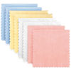 Picture of HOMEXCEL Burp Cloths Baby Washcloths 8 Pack-Extra Absorbent Soft Coral Fleece Burping Cloths for Newborn Girl Boy-20 x 10 Inch Large Baby Wash Cloths Gentle on Baby Sensitive Skin