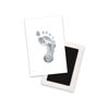 Picture of Pearhead Newborn Baby Handprint and Footprint Kit - No Mess Clean-Touch Ink Pad With Impression Cards, Safe for Skin, Perfect Keepsake for Family, Acid-Free, Smudge-Proof, Black, 3 Piece Set