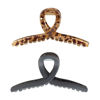 Picture of GOODY CLAW CLIP RIBBON 2CT BLK TORT