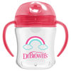 Picture of Dr. Brown's Transition Sippy Cup with Soft Spout - Pink - 6oz - 6m+