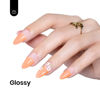 Picture of beetles Peach Gel Nail Polish, 15 ml Light Orange Neutral Solid Color Soak Off LED UV Lamp DIY Nail Art Decoration Manicure Design Salon at Home, Peach Fuzz Nails Gift for Women Girls