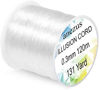 Picture of anezus Monofilament Nylon Fishing Line, Clear, 0.3mm, 131yd, Strong for Decorations and Beading Supplies