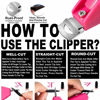 Picture of Pink Adjustable Artificial Acrylic Fake Nail False Nail Tip Clipper Cutter Trimmer Manicure Pedicure Sharp Blade Clip Tool For Salon Home Nail Art Beauty Design DIY