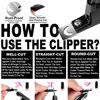 Picture of Black Premium Adjustable Stainless Steel Artificial Acrylic Fake False Nail Tip Clipper Cutter Trimmer Manicure Pedicure Sharp Blade Clip Tool for Salon Home Nail Art Beauty Design DIY