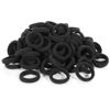 Picture of QRTVI 120 Pcs Baby Hair Ties, Cotton Toddler Hair Ties for Girls and Kids, Small Seamless Hair Bands Elastic Ponytail Holders(Black)