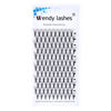 Picture of Volume Lash Extensions 14D Premade Fans Eyelash Extensions 0.07mm Thickness C/D Curl Short Stem Premade Volume Eyelash Extensions Pointed Base Fans by WENDY LASHES(14D-0.07-D, 13mm)