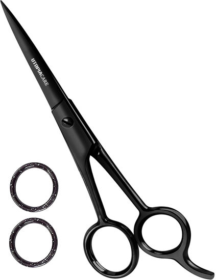 Picture of Utopia Care Hair Cutting and Hairdressing Scissors 5.5 Inch, Premium Stainless Steel shears with smooth Razor & Sharp Edge Blades, for Salons, Professional Barbers, Men & Women, Kids, Adults, & Pets.