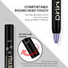 Picture of evpct Violet Shimmer Cream Eye Shadow Brightener Sticks Set for Eyes, Violet Shimmery Matte Pencil Eye shadow Applicator Stick Pen Palette Makeup Waterproof sombras en crema para ojos 09#