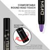 Picture of evpct Purple Shimmer Cream Eye Shadow Brightener Sticks Set for Eyes, Purple Shimmery Pencil Eye shadow Applicator Stick Pen Palette Makeup Waterproof sombras en crema para ojos 33#