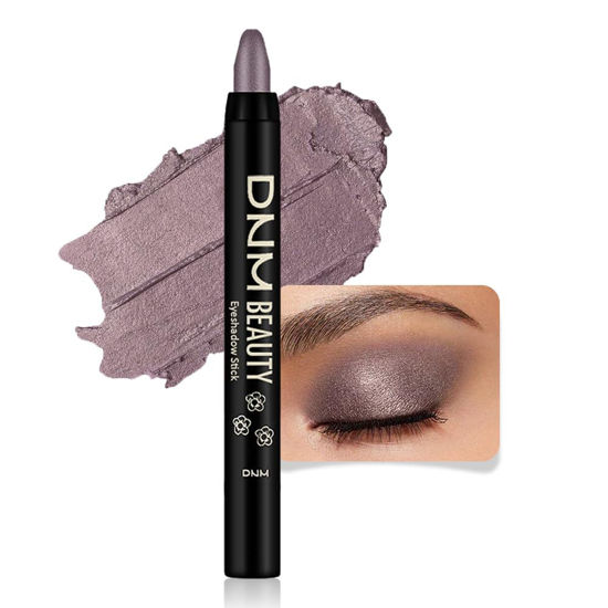 Picture of evpct Smoky Amethyst Shimmer Cream Eye Shadow Brightener Sticks Set for Eyes, Smoky Shimmery Matte Pencil Eye shadow Applicator Stick Pen Palette Makeup Waterproof sombras en crema para ojos 24#