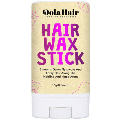 Picture of Dolahair Hair Wax Stick for Flyaways, Kids, Women Girls Hair Bun Maker, Slick Pomade Stick