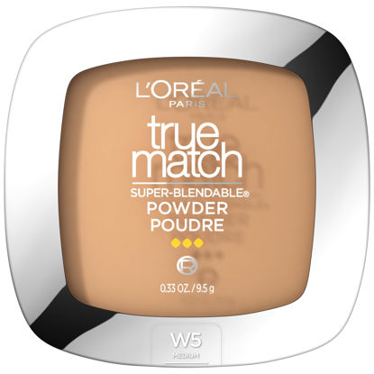 Picture of L'Oreal Paris True Match Super Blendable Oil Free Foundation Powder, W5 Medium, 0.33 oz Packaging May Vary