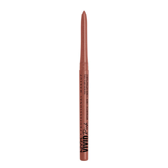 Picture of NYX PROFESSIONAL MAKEUP Mechanical Eye Pencil, Vivid Rich Mechanical, Creamy Retractable Eyeliner - Spicy Pearl, Bronze Eyeliner