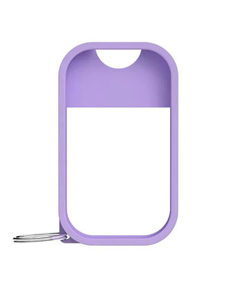 Picture of Touchland Mist Case for Power Mist and Glow Mist (1FL OZ), Protective and Stylish Hand Sanitizer Spray Accessory, Silicone Case with Keyring, Purple Haze