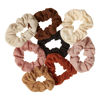 Picture of Goody Ouchless Womens Hair Scrunchie - 8 Count, Neutral - Suitable for All Hair Types - Pain-Free Hair Accessories for Women Perfect for Long Lasting Braids, Ponytails and More