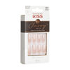 Picture of KISS Classy Press On Nails, Nail glue included, 'Be-you-tiful', Beige, Long Size, Coffin Shape, Includes 28 Nails, 2g Glue, 1 Manicure Stick, 1 Mini File