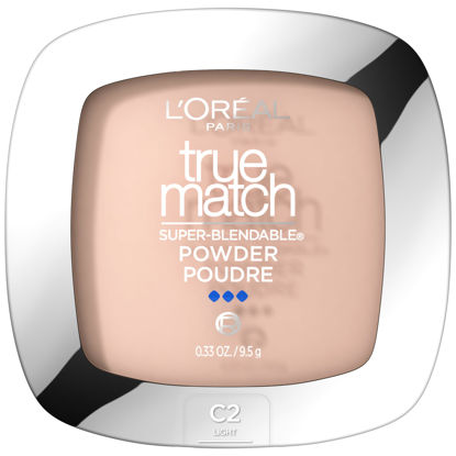 Picture of L'Oreal Paris True Match Super Blendable Oil Free Foundation Powder, C2 Light, O.33 oz, Packaging May Vary