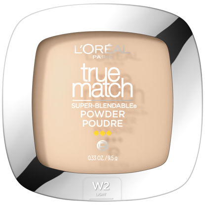 Picture of L'Oreal Paris True Match Super Blendable Oil Free Foundation Powder, W2 Light, 0.33 oz, Packaging May Vary