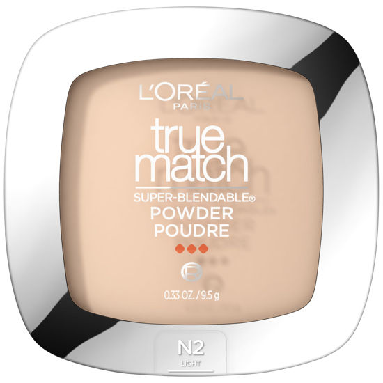 Picture of L'Oreal Paris True Match Super Blendable Oil Free Powder Foundation, N2 Light, 0.33 oz, Packaging May Vary