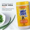 Picture of Wet Ones for Pets Multi-Purpose Dog Wipes With Aloe Vera | Dog Wipes For All Dogs in Tropical Splash, Wet Ones Wipes for Paws & All Purpose | 50 Ct Cannister Dog Wipes