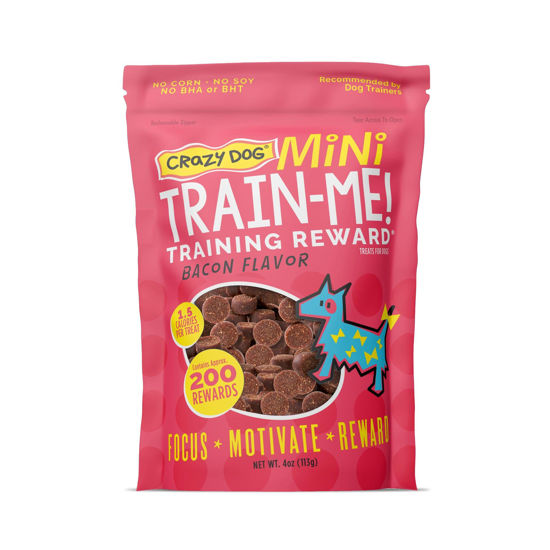 Picture of Crazy Dog Train-Me! Training Reward Mini Dog Treats 4 Ounce (Pack of 1)