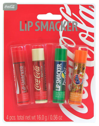 Picture of Lip Smacker Coca Cola Collection, lip balm for kids - Coca Cola, Coke Vanila, Sprite, Orange Fanta