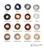 Picture of Heliums Small Hair Ties - Ginger - 1 Inch Hair Bands, 2mm Hair Elastics For Thin Hair and Kids - No Damage Ponytail Holders in Neutral Colors - 48 Count