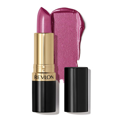 Picture of Revlon Super Lustrous Lipstick, High Impact Lipcolor with Moisturizing Creamy Formula, Infused with Vitamin E and Avocado Oil in Berries, Iced Amethyst (625) 0.15 oz