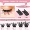 Picture of Lash Clusters, 72 Pcs Individual Cluster Lashes DIY Lash Extension 10-16mm Eyelash Clusters Volume Wispy Lashes Super Thin Band Reusable Soft & Comfortable(Posh,D-8-16mix)