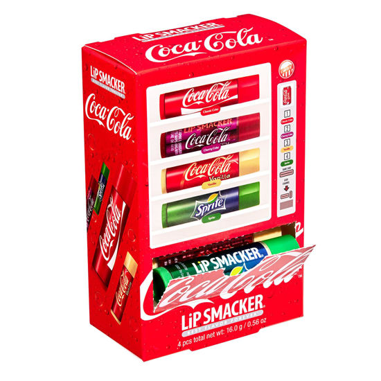 Picture of Lip Smacker Coca Cola Collection, lip balm made for kids - Coca Cola Lip Balm Vending Machine