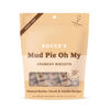 Picture of Bocce's Bakery Oven Baked Mud Pie Oh My Treats for Dogs, Everyday Wheat-Free Dog Treats, Made with Real Ingredients, All-Natural PB, Carob & Vanilla Biscuits, 5 oz