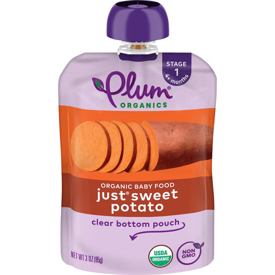 Picture of Plum Organics Stage 1, Organic Baby Food, Just Sweet Potato, 3 Oz