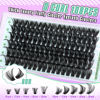 Picture of 80D Lash Clusters 108Pcs Individual Lashes Cluster 12-18MM Eyelash Clusters D Curl Wispy Fluffy Lash Clusters Eyelash Extensions DIY Lash Extension by Pleell