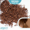 Picture of HOYOLS Brown Hair Ties Elastic Bands Small Rubber Bands for Girls Women’s Hair No Damage Mini Stretchy Ponytail Holders Tiny Hairtie for Fine Thin to Medium Hair Bulk 1500pcs TPU (Brown)