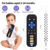 Picture of Chuya Baby Teether Toy Chew Toy for Babies 3-24 Months TV Remote Control Shape Teething Relief Baby Toys for Infants (Black)