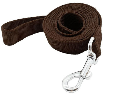 Picture of Strong Durable Nylon Dog Training Leash, Traction Rope, 4Ft /5 Foot /6 Feet Long, 5/8 inch 3/4 Inch 1 Inch Wide, for Small and Medium Dogs