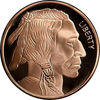 Picture of Private Mint Currency Design 1 oz .999 Pure Copper Medallion (Buffalo Nickel Design #3)